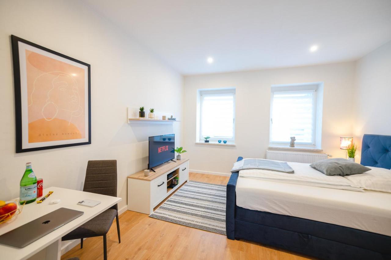 Ferienwohnung Jasmin - Gera Zentrum Neu Renoviert Exterior foto